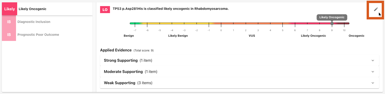 Edit assertion score