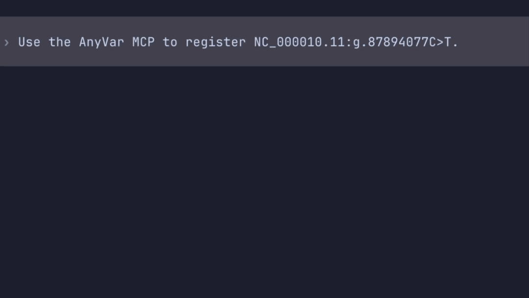 AnyVar MCP live demo